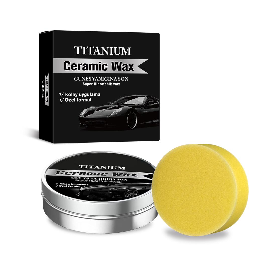 Titanuim Ceramic Wax Cream Polish 100 gr + Application Pad